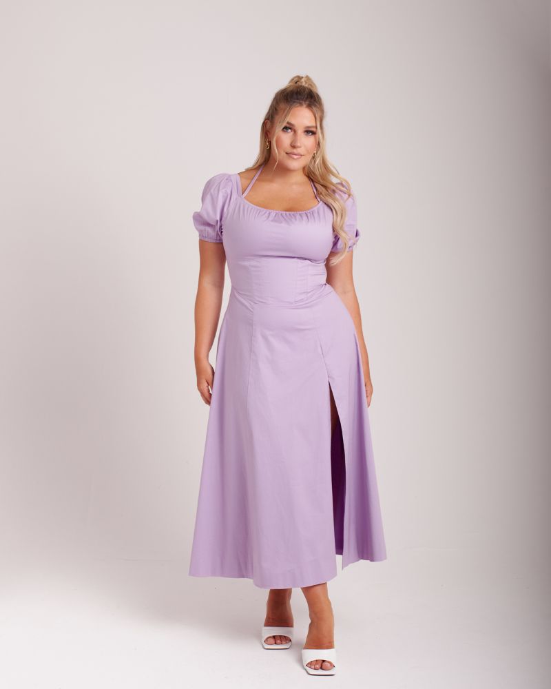 lavender dress aesthetic