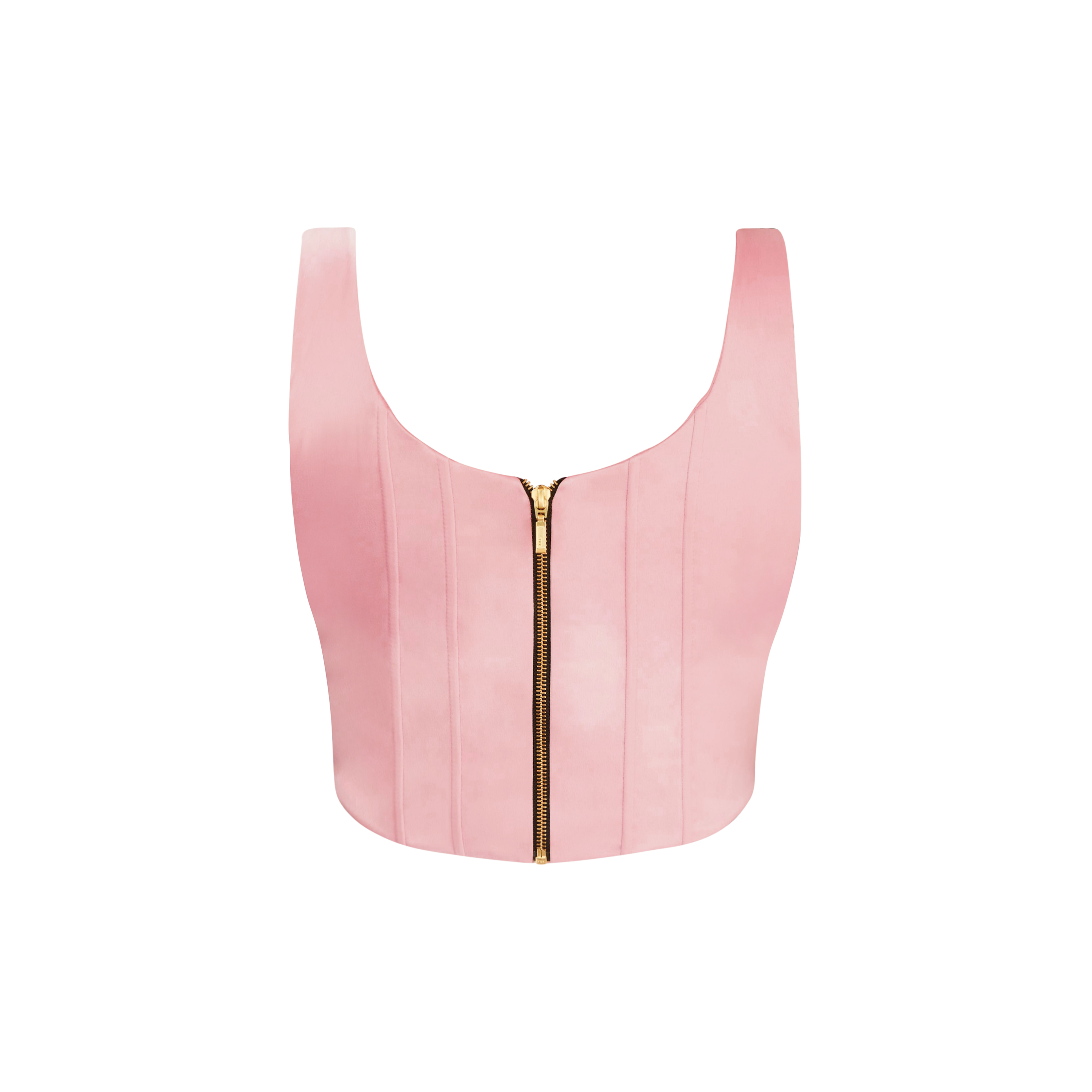 'Alyssa' Pink Fuller Bust Boned Corset Top